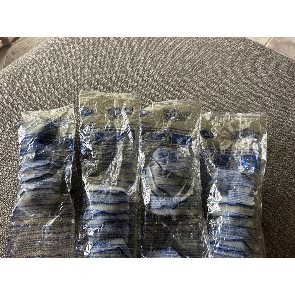 Clorox Disinfecting ToiletWand Refills Lot of 4 Sealed Packs 24 Disposable Heads